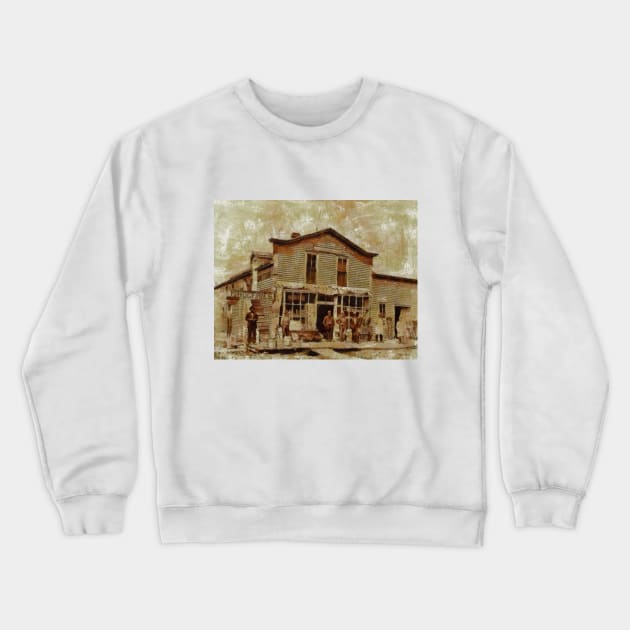 Once Upon a Time In West, Gold Rush Crewneck Sweatshirt by Ryan Rad